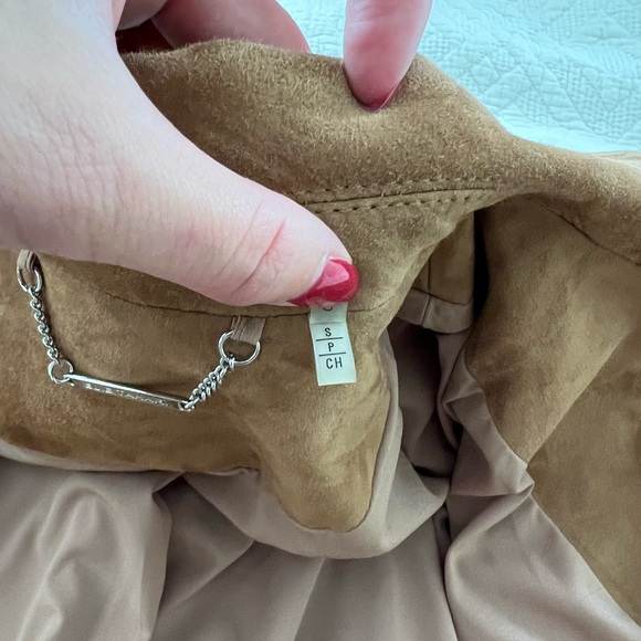 Elie Tahari Suede Moto Jacket - Picture 9 of 10